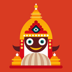 vector-happy-rath-yatra-festival-for-lord-Jagannath 