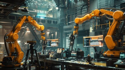 Efficient collaboration of intelligent robots and workers in futuristic construction site