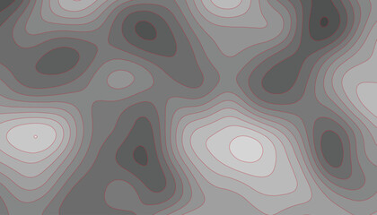 Paper cut multilayer gray color texture. Modern geometric shape paper cut background. Topography map concept.