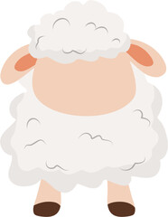 Cute sheep cartoon