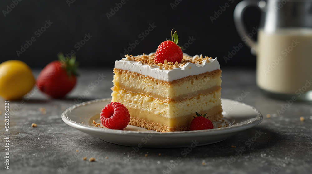 Wall mural Vanilla slice with new look