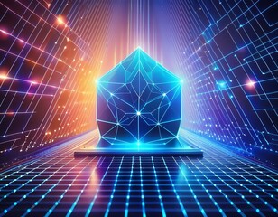 AI Technology edge computer concept