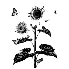 sunflower silhouette, sunflower svg, sunflower png, sunflower illustration, sunflower , silhouette flower, floral svg, herb svg, flower illustration, flower, floral, vector, nature, illustration, spri
