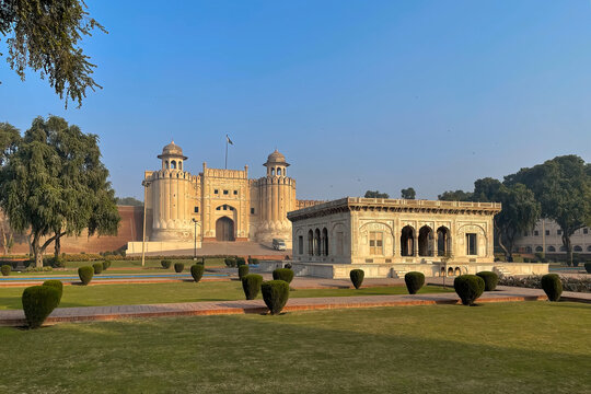 Lahore Fort Shahi Qila on a beautiful sunset