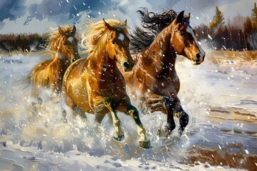 Beautiful horses