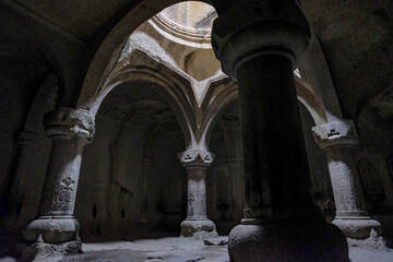 Obraz premium Geghard Monastery is a medieval monastery in the Kotayk province in Armenia.