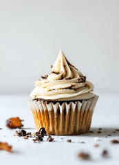 chocolate cupcake with frosting
