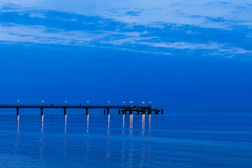 Die Seebrücke in Bansin auf der Insel Usedom