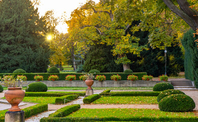 Royal Garden in Prague. Beautiful park