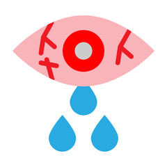 Conjunctivitis Flat Icon