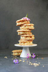 Mandelpl&auml;tzchen gef&uuml;llt mir Vanillecreme