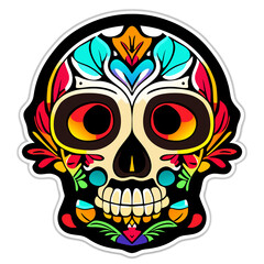 Fototapeta premium Winged Skull, Heart Skull, and Skull Shape Illustration