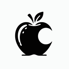 Bitten Apple Vector illustration isolated