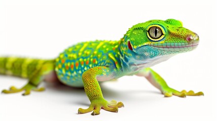 Fototapeta premium Gecko, White Background