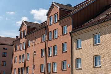 Stylish and comfortable modern residential buildings in Europe