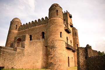 ETHIOPIA,GONDAR, Fasilides Castle, Imperial City of Gondar