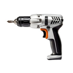 isolated white background of drill