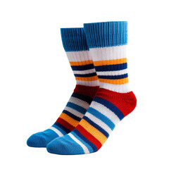 isolated white background of socks