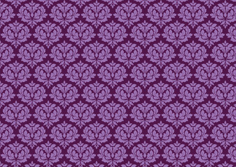 damask pattern seamkess background