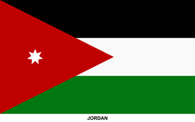 Flag of JORDAN, JORDAN national flag