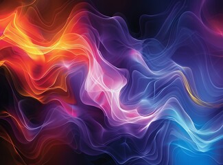 Obraz premium Colorful Abstract Flames