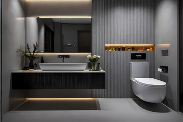 Modern bathroom and toilet design