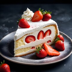 cheesecake with strawberries