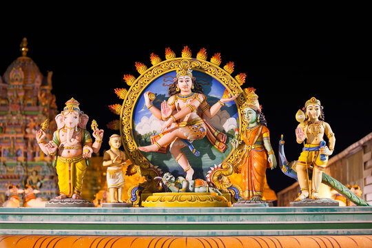 Shiva, Parvati, Ganesha and Karthikeya
