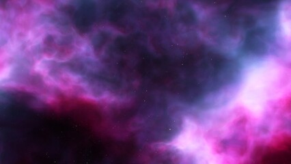 Space background. Nice clean colorful nebula with star field. 3D rendering
