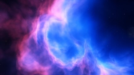 Universe filled with stars, nebula and galaxy
