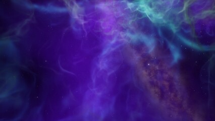 Universe filled with stars, nebula and galaxy
