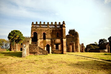 ETHIOPIA,GONDAR, Fasilides Castle, Imperial City of Gondar