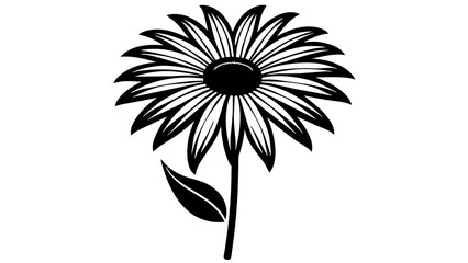  rudbeckia flower vector silhouette illustration