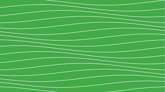 2d animated horizontal parallel white lines wave movement in random pattern  based on mathematical equation
