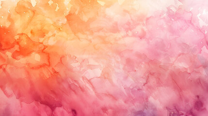 Fototapeta premium a pink and soft orange water colour background