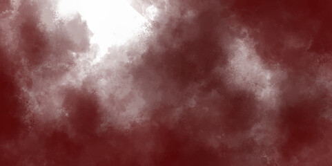 Hand painted red and white color with watercolor texture abstract background. Brown, chocolate paint on the wall. Rough strokes of the master. brown watercolor background for your design.