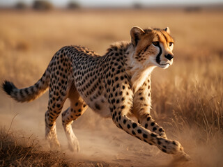 cheetah in serengeti national park