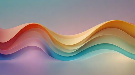 Abstract colorful wavy Background. Made with Generative AI Technology