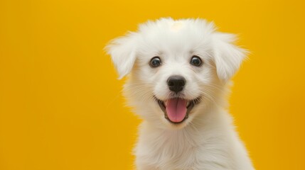 Portrait of a cute dog