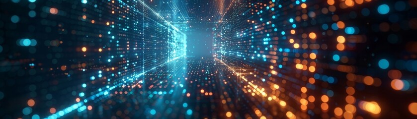 Naklejka premium The VRIO framework evaluates resources according to their value, scarcity, difficulty to replicate, and organization, a vital concept in business strategy with a futuristic focus.