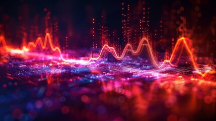 The pulsating beat of artificial intelligence showcases the ever-evolving landscape of data technology and cutting-edge analytics.