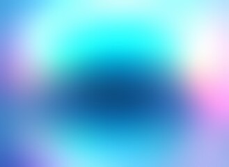 Azure blue pink blur abstract graphic. Formless empty background.