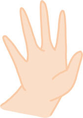 Minimalist, hand-painted cartoons that are simply painted without a lot of detail.