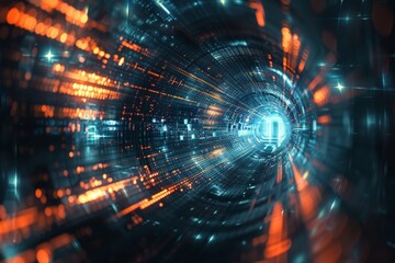 Obraz premium Investment management, Economic sector, Digital innovation, cutting-edge technology.
