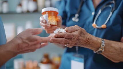Attentive Caregiver Providing Caring Support in Medication Management for Elderly