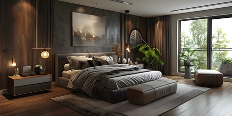 Cozy Bedroom with Modern and Simple Design
