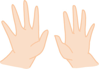 Minimalist, hand-painted cartoons that are simply painted without a lot of detail.