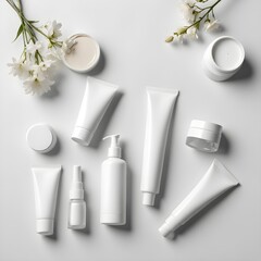 set of cosmetic products