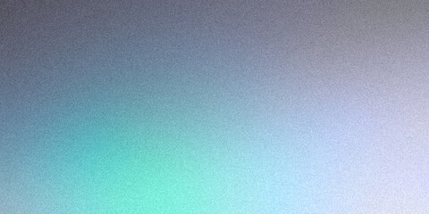 An abstract gradient background featuring a smooth transition from green to gray and blue with a grainy texture. Ideal for design, banners, wallpapers, templates, posters, desktops. Premium quality