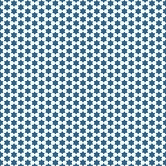 Dark Blue Stars on Light Blue Background Pattern